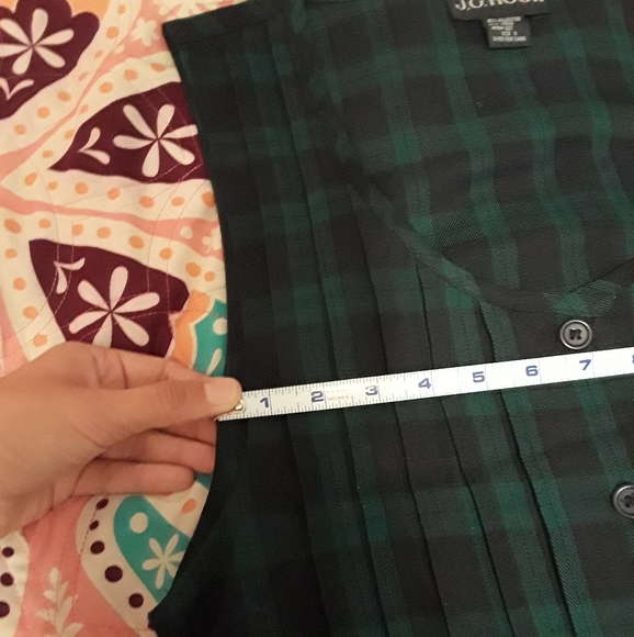 Ladies vintage plaid midi dress size 6 - Picture 8 of 8